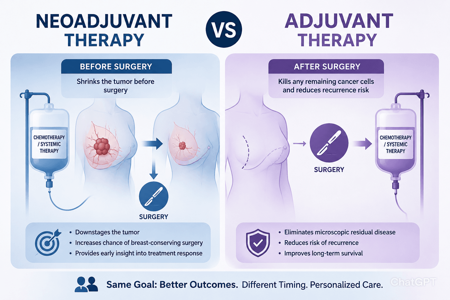 Neoadjuvant Therapy vs Adjuvant Therapy for Cancer